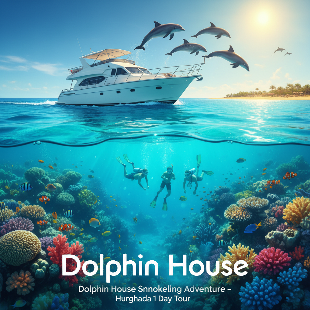 Dolphin House Snorkeling Adventure – Hurghada 1 Day Tour horizntal