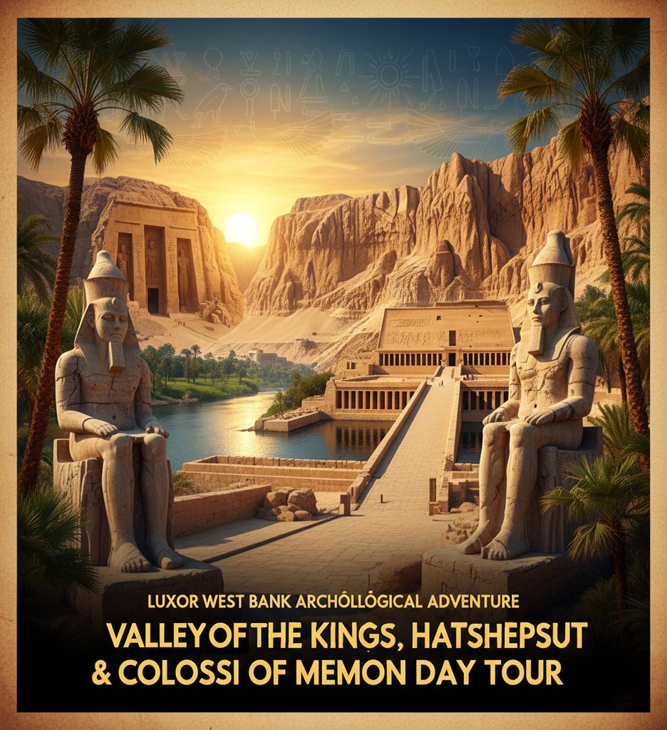 Valley of the Kings, Hatshepsut & Colossi of Memnon Day Tour feature